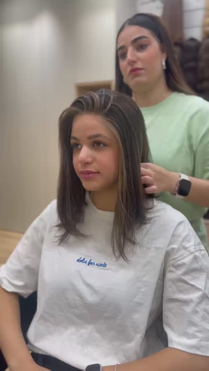 22" Wavy Light Brown Lacetop